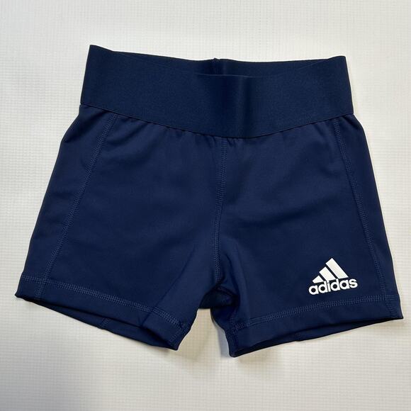 Adidas Girls Volleyball Shorts Small 9-10Y Aeroready Stretch ASK VB Youth Shorts - Picture 1 of 7